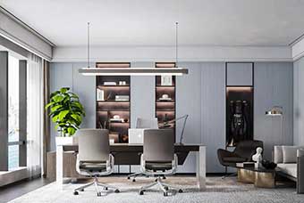 定西轻奢风格-书房