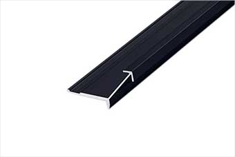 定西航空纤维墙咔铝合金阳角线（哑黑氧化）