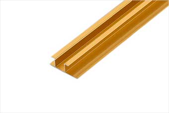 定西航空纤维墙咔铝合金带灯中条（钛金氧化）