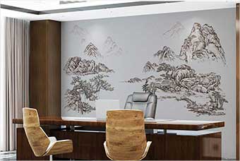 定西森佰汇航空纤维墙咔（山水之间）