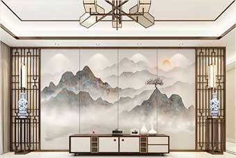 定西森佰汇航空纤维（山水画系列）